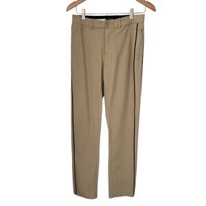 Monoprix Sport Golf Pants Stretch Performance Pockets Zip Preppy France Size 38